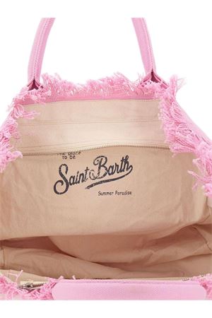 Pink cotton canvas vanity tote bag SAINT BARTH KIDS | VAMI00100403L